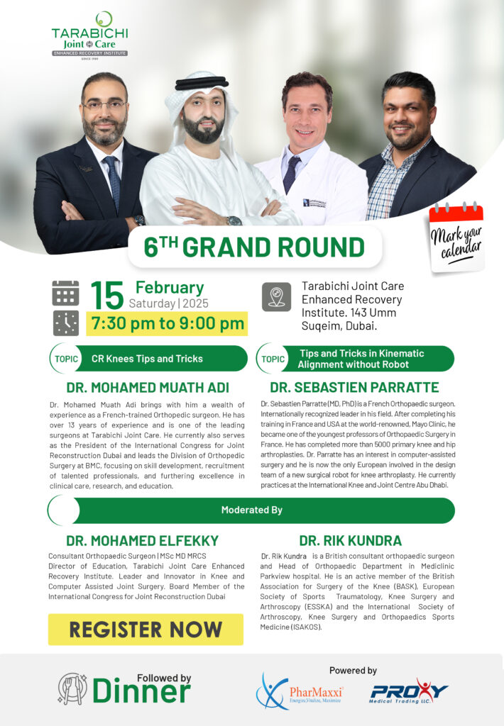 Register for Tarabichi Joint Care Grand Round