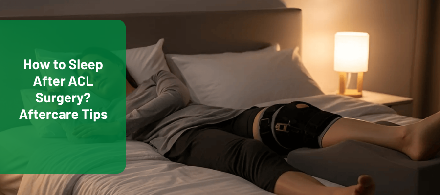 how to sleep after acl surgery